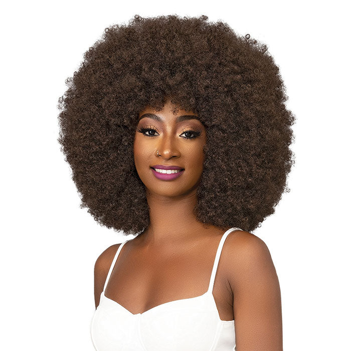 Collection Natural Curly Synthetic Hair Wig AFRO BADU Ebonyline