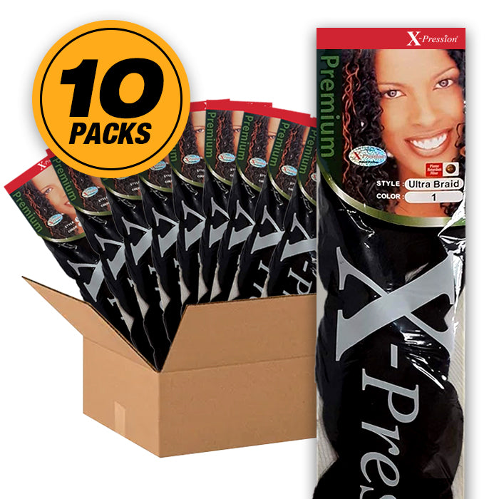 Braid Names Pack X-Pression Premium Braid - ULTRA BRAID - 10 PACKS/ 20 PACKS – Ebonyline