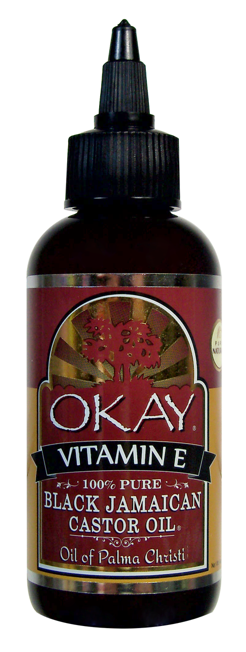 Okay Jamaican Black Castor Oil, 4 Oz (ca. 118 Ml) – Schwarzes Rizinusöl Für Haar, Haut & Wimpern