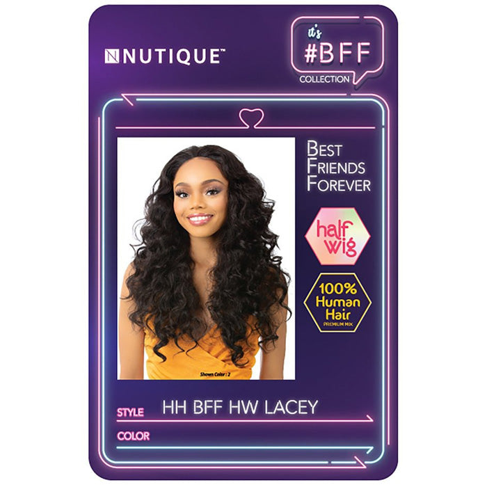 Nutique BFF Human Hair Blend Half Wig - LACEY – Ebonyline