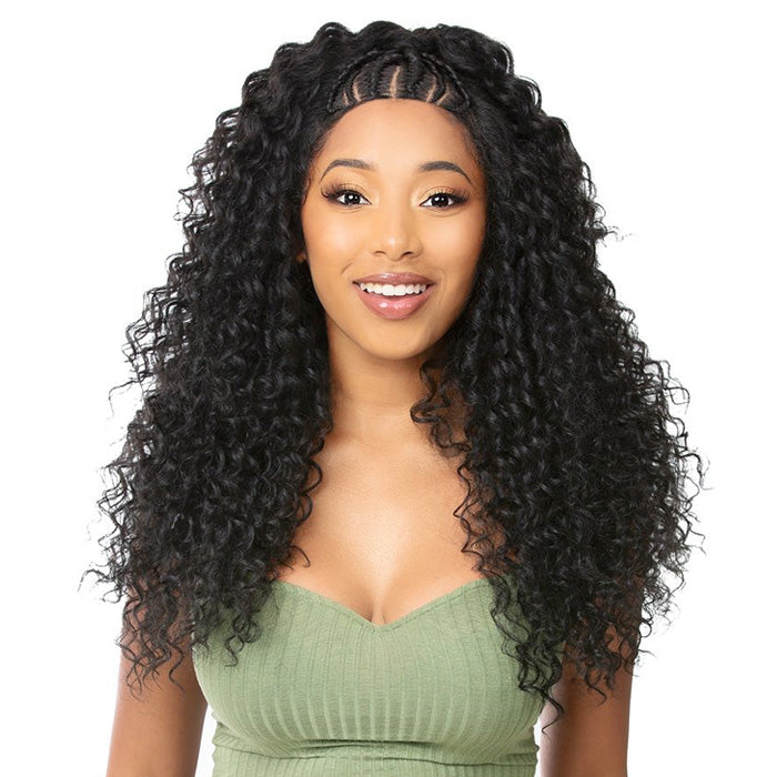 Nutique Illuze Glueless 13X4 Lace Front Wig - BRAIDED WATER DEEP