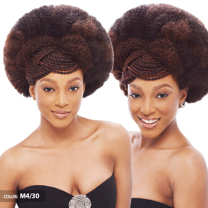 Janet Collection Noir 2 in 1 Value Pack Crochet Braid - AFRO KINKY