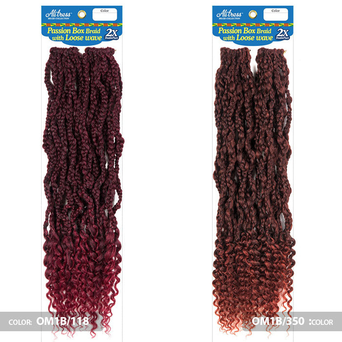 AliTress Toyokalon Pre-Looped Crochet Braids - 2X PASSION BOX