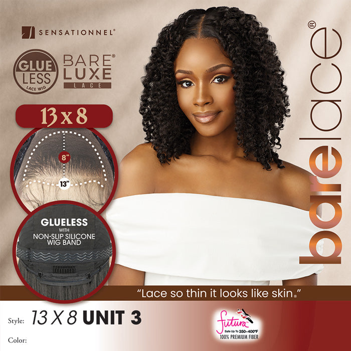 Sensationnel Bare Lace Glueless 13x8 HD Transparent Lace Front Wig