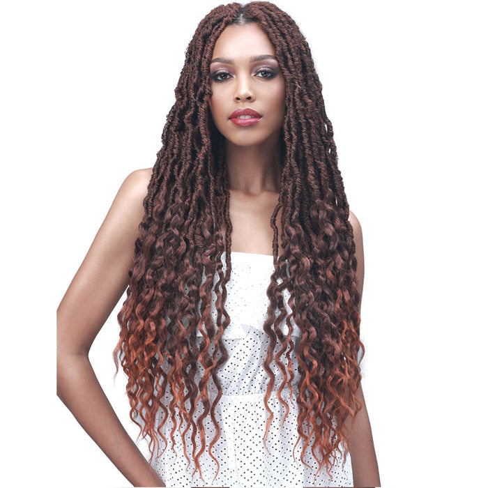 Bobbi Boss Pre-Looped Crochet Braid - 2X NU LOCS WAVY TIPS 28