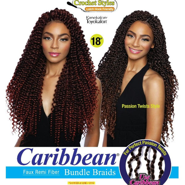 Mane Concept Caribbean Crochet Braid - CB1806 WATER WAVE 18