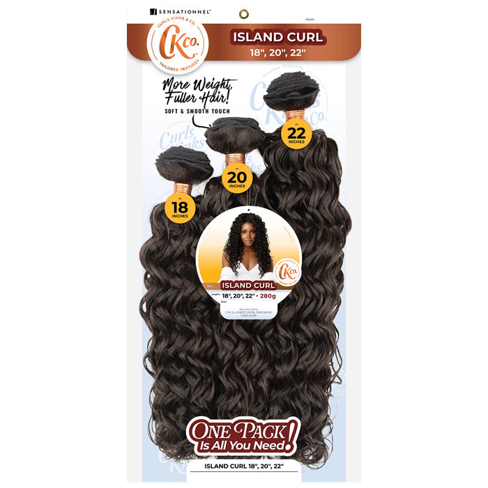 Sensationnel Curls Kinks & CO Weave Multipack - 3 PCS ISLAND CURL