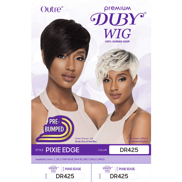 Outre premium 100 human hair duby wig spike hotsell