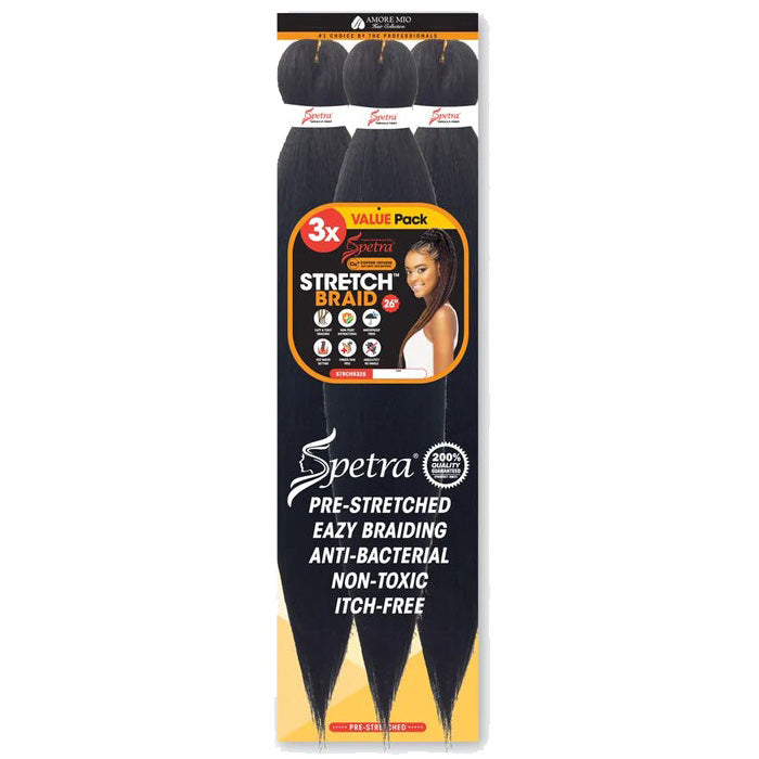 Vivica A Fox Amore Mio Spetra Pre-Stretched Braid - STRETCH BRAID 26 ...