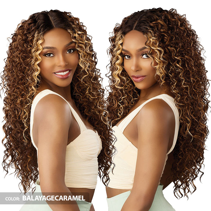 ラヴィエンス スムーススキン Sensationnel Glamzy Glueless HD V-Part Lace Wig - ZINNIA – Ebonyline