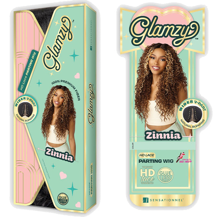 Sensationnel Glamzy Glueless HD V-Part Lace Wig - ZINNIA – Ebonyline