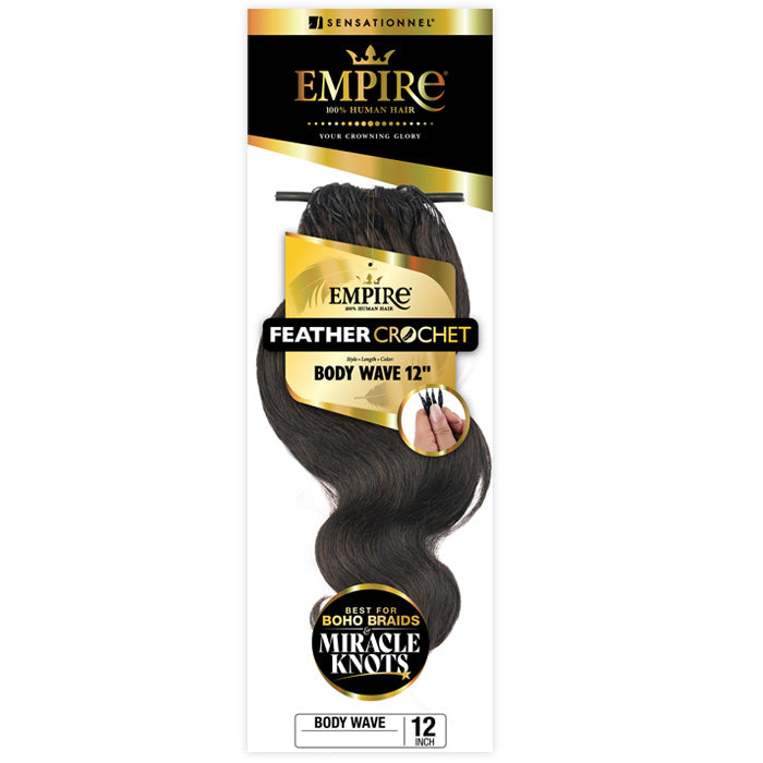 Sensationnel Empire 100% Human Hair Feather Crochet Braids - BODY