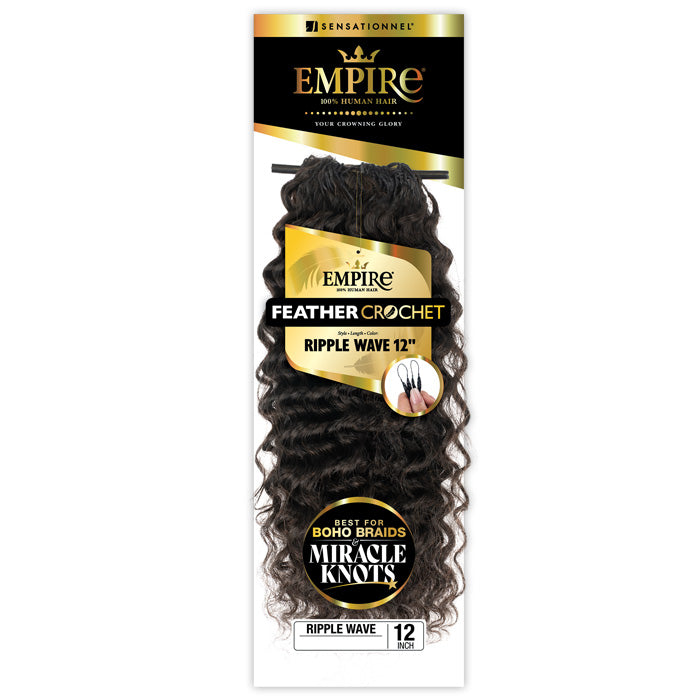 Sensationnel Empire 100% Human Hair Feather Crochet Braids