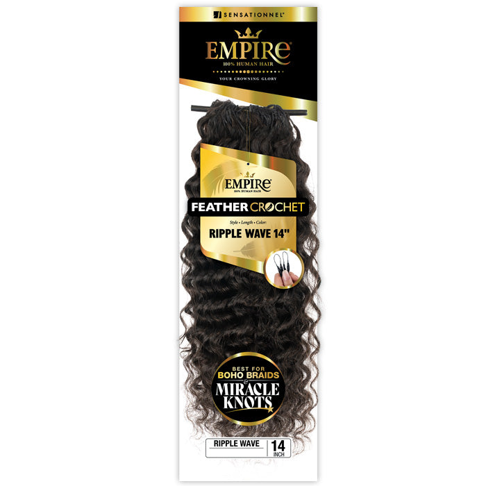 【極美品✨】ENFOLD エンフォルド WAVE HAIR PIN Sensationnel Empire 100% Human Hair Feather Crochet Braids