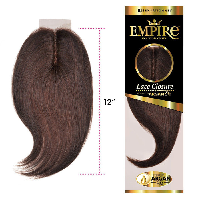 【7点セット】HAIR COUTURE 少女時代 Sensationnel Empire Human Hair 3 Way Parting Lace Closure YAKI 12