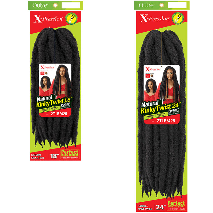 Outre X-Pression Braid - NATURAL KINKY TWIST 18