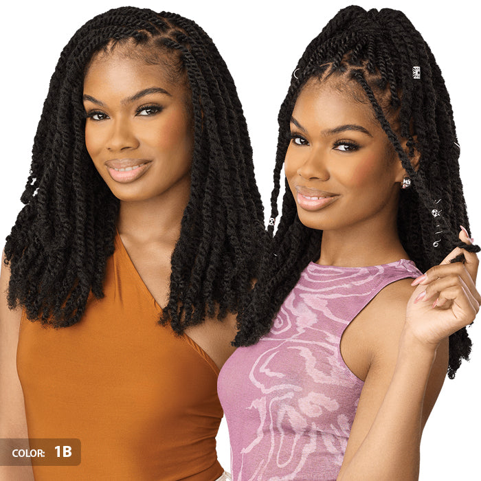 X-Pression Twisted Up Crochet Braids - SWICY AFRO TWIST 12