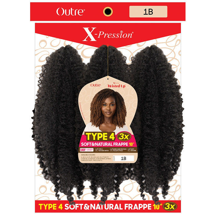 Outre X-Pression Twisted Up Crochet Braids - TYPE 4 SOFT & NATURAL