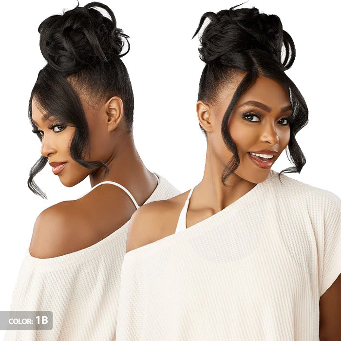 トップス bun Sensationnel Lulu Bun HD Lace Parting Bang - UPDO UNIT 12 – Ebonyline