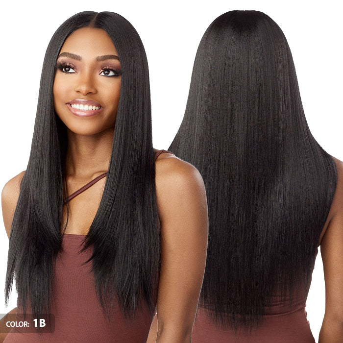 26’ Human&synthetic blend lock Lace outlets front wig