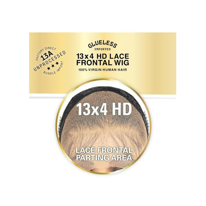 Sensationnel 13A 100% Virgin Human Hair Glueless 13x4 HD Lace
