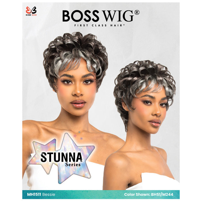 Bobbi Boss Stunna 100% Unprocessed Human Hair Full Wig - MH1511