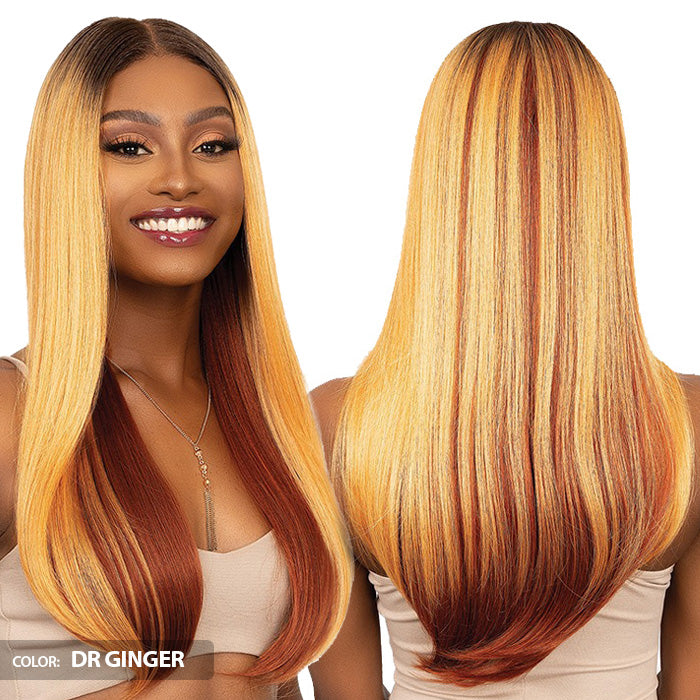 Janet Collection Melt Glueless Human Hair Mix 360 HD 13x6 Frontal