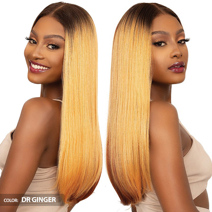 Janet Collection Melt Glueless Human Hair Mix 360 HD 13x6 Frontal