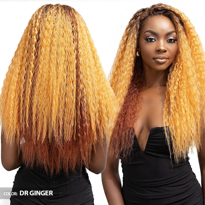 Janet Collection Melt Glueless 100% Human Hair Blend HD 360 Lace