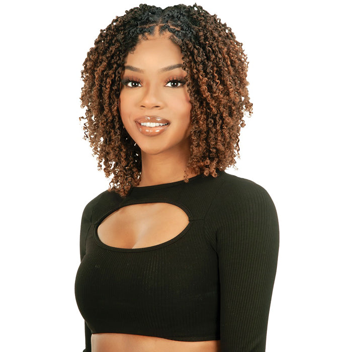 糸巻き(3:3)(Ebony) Chade Magic Lace Braid Wig 13x6 HD Lace Front Wig - YANKY TWIST