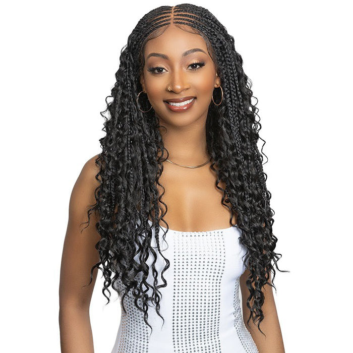 Janet Collection Melt Human Hair Blend Glueless 360 HD 13x6 Lace
