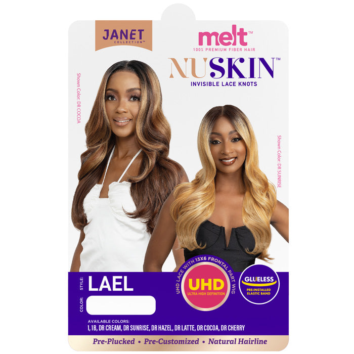 イルネージュセット Janet Collection Melt Nu Skin Glueless UHD 13x6 Lace Frontal Wig
