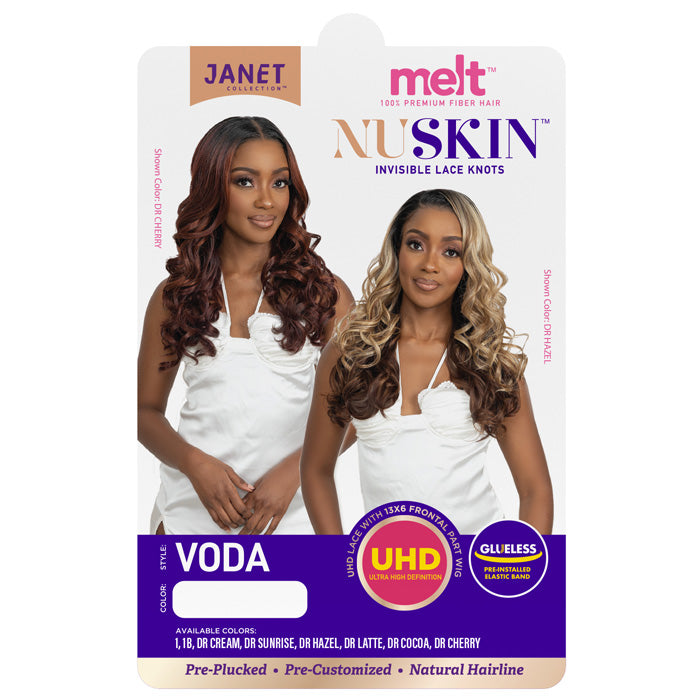 Janet Collection Melt Nu Skin Glueless UHD 13x6 Lace Frontal Wig
