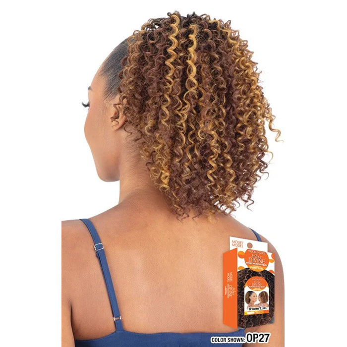 Model Model Miss Divine Human Hair Blend Drawstring Ponytail - HYDRO C ...