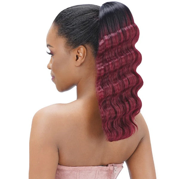 Zury Sis Natural Dream Miss Drawstring Silk Press Ponytail - MISS