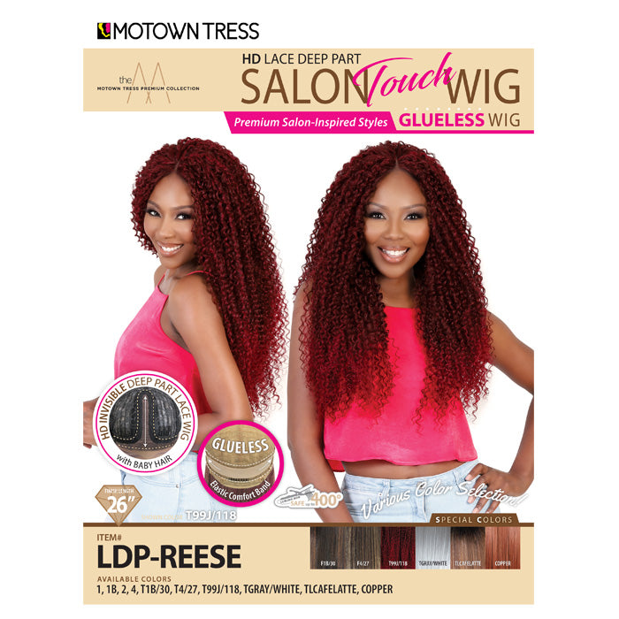 Motown Tress Salon Touch Wig Glueless HD Lace Part Wig - LDP-REESE