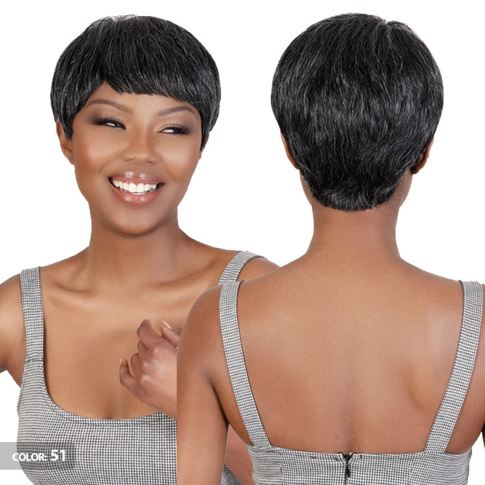 【7点セット】HAIR COUTURE 少女時代 Silver Collection by Motown Tress 100% Human Hair Full Wig - SVH