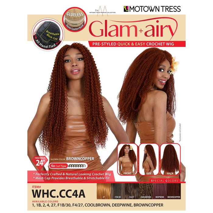 Motown Tress Glam+Airy Glueless Crochet Wig - WHC.CC4A – Ebonyline