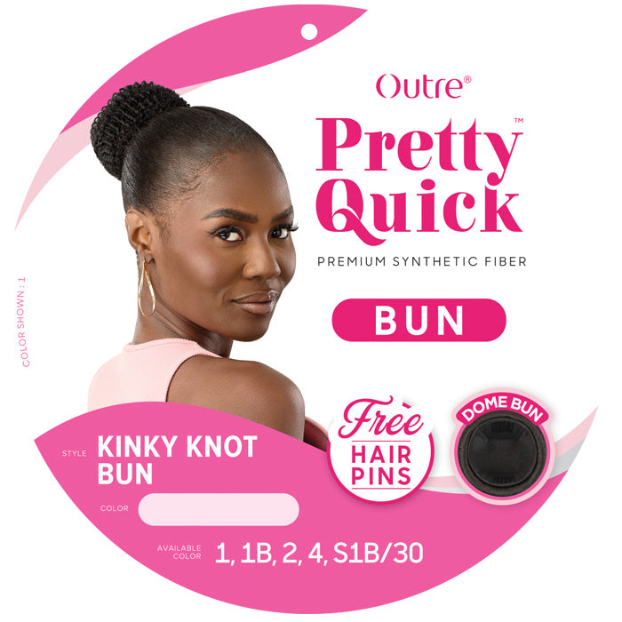 トップス bun Outre Pretty Quick Bun Dome - KINKY KNOT – Ebonyline