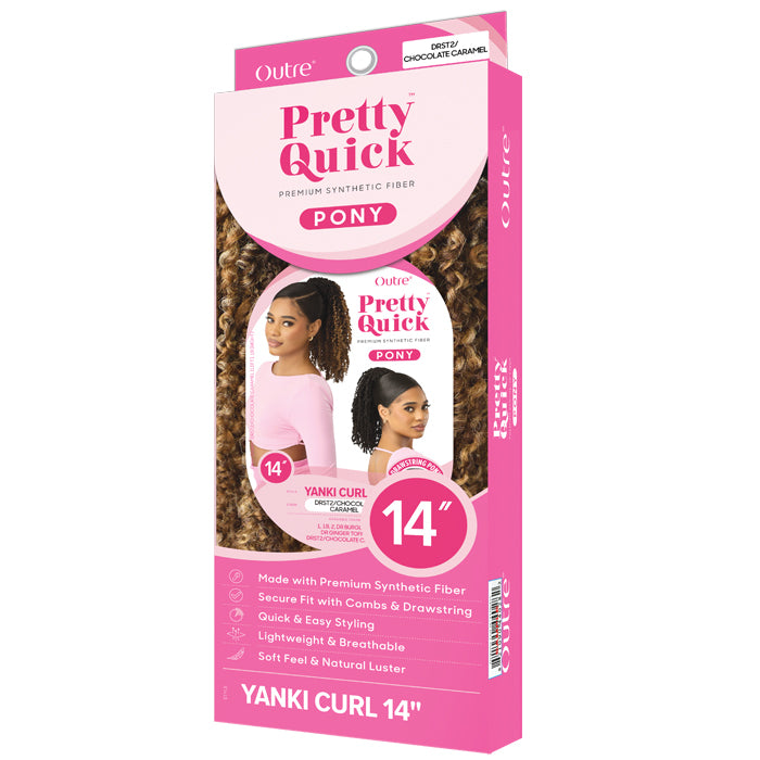 Outre Pretty Quick Drawstring Ponytail - YANKI CURL 14