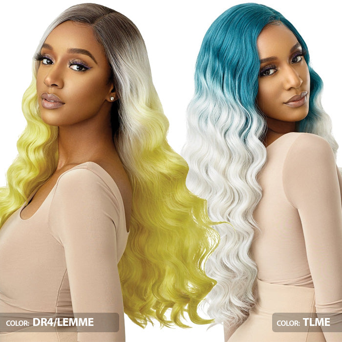 Outre Color Bomb HD Transparent Lace Front Wig - CELESTINE – Ebonyline