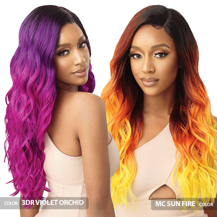 Outre Color Bomb HD Transparent Lace Front Wig - ZAHARA – Ebonyline