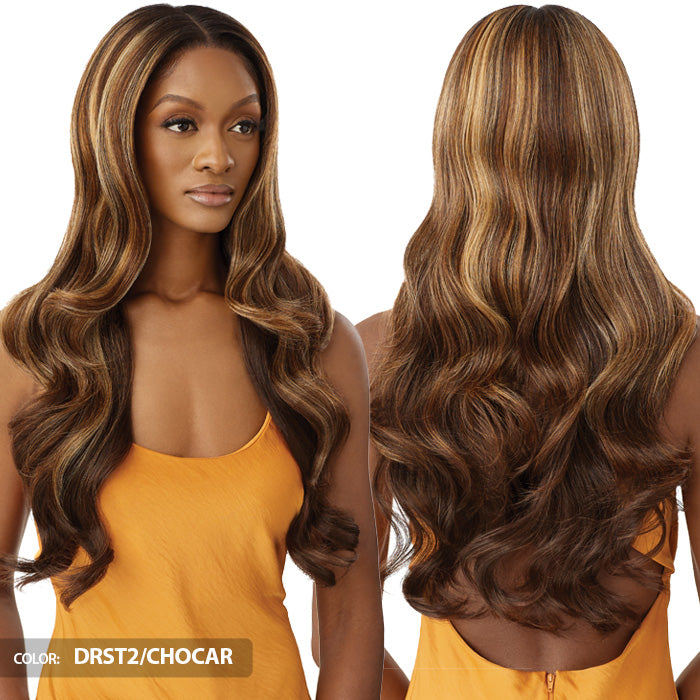 Outre Airtied Human Hair Blend Glueless 100% Fully Hand-Tied 13X6