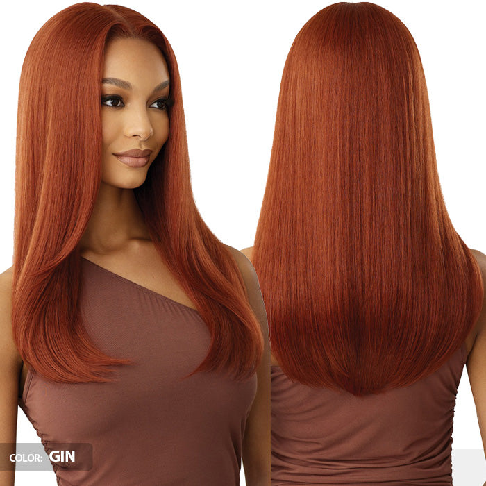 Outre 5x5 Lace Closure Wig Human Hair Blend Glueless HD Lace Front