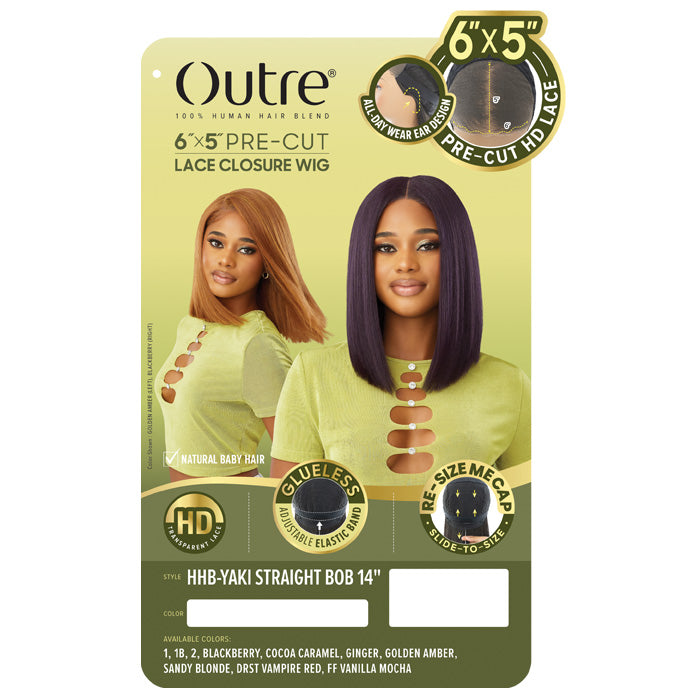 Outre Glueless 6x5 Pre-Cut Lace Closure Wig - HHB-YAKI STRAIGHT