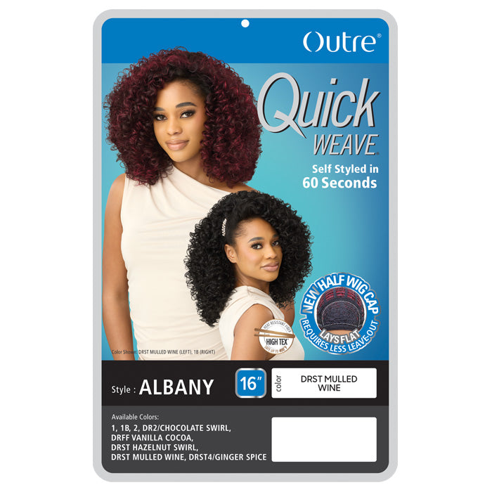 Quick Weave By Outre Half Wig - ALBANY – Ebonyline
