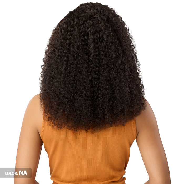 Everroot Outre EverRoot 100% Unprocessed Human Hair Half Wig - HH-DEEP CURL 18 ...