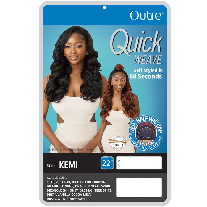 Outre Quick Weave Half Wig Cap - KEMI – Ebonyline