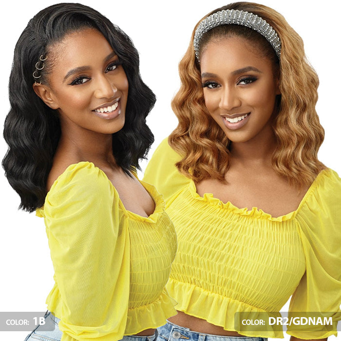 Outre Converti Cap Half Wig - HOLLYWOOD WAVES – Ebonyline