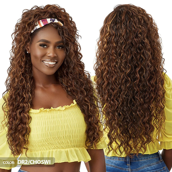 Outre Converti Cap Wet & Wavy Style Half Wig - BEACH BEAUTY